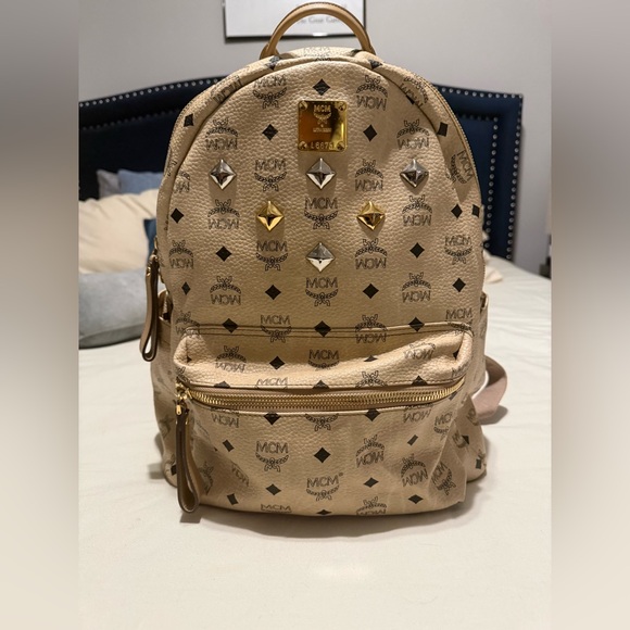 MCM Studded Backpack - Picture 1 of 17